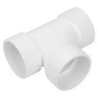3Pack 2IN PVC DWV Sanitary Tee 3-Way PVC Pipe Fittings Adapter Furniture Build Grade SCH40 PVC Elbow Fittings Connector for Drain, Waste, Vent