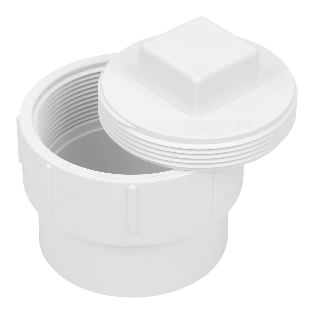 3Pack 2IN PVC DWV Sanitary Tee 3-Way PVC Pipe Fittings Adapter Furniture Build Grade SCH40 PVC Elbow Fittings Connector for Drain, Waste, Vent