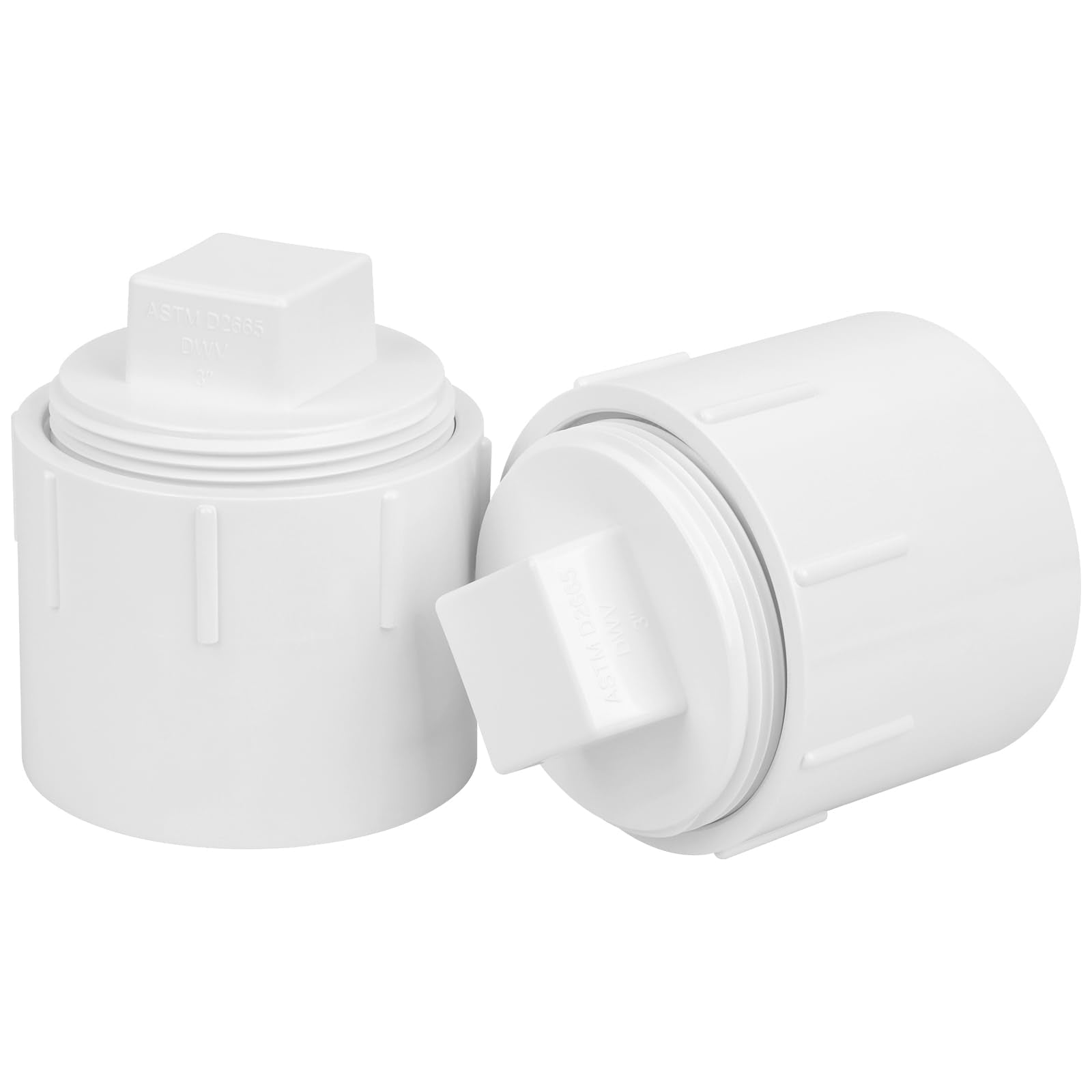 3Pack 2IN PVC DWV Sanitary Tee 3-Way PVC Pipe Fittings Adapter Furniture Build Grade SCH40 PVC Elbow Fittings Connector for Drain, Waste, Vent