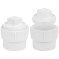 3Pack 2IN PVC DWV Sanitary Tee 3-Way PVC Pipe Fittings Adapter Furniture Build Grade SCH40 PVC Elbow Fittings Connector for Drain, Waste, Vent