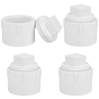 3Pack 2IN PVC DWV Sanitary Tee 3-Way PVC Pipe Fittings Adapter Furniture Build Grade SCH40 PVC Elbow Fittings Connector for Drain, Waste, Vent
