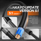 5:1 Heat Shrink Tubing Kit 426 PCS, Dual Wall Marine Grade Waterproof with 5:1 Ratio Adhesive Lined, Heatshrink Wrap Industrial Electrical Tube Assortment for Automotive Wiring, Marine, RV, DIY Repair